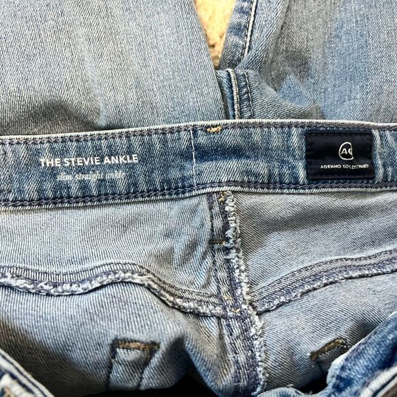 AG Adriano Goldschmied The Stevie Ankle Light Wash Size 28R - Picture 7 of 7